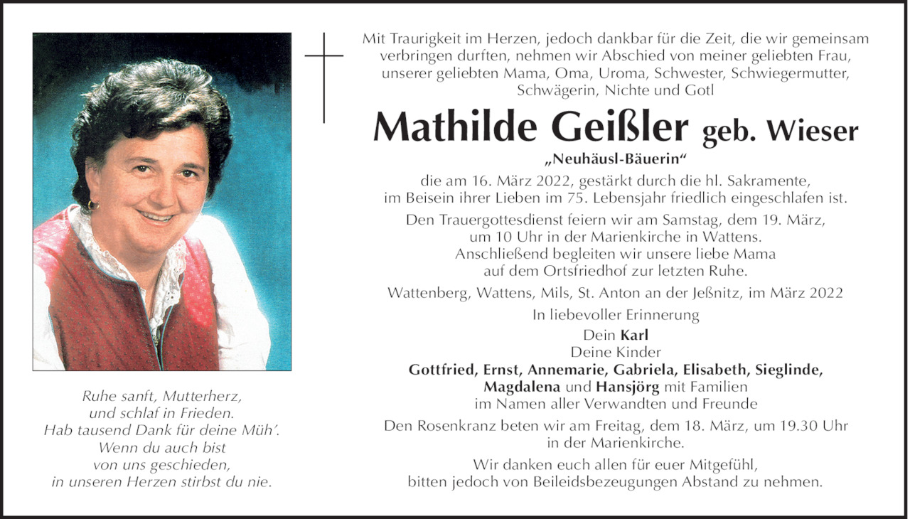 Mathilde Geißler Bild