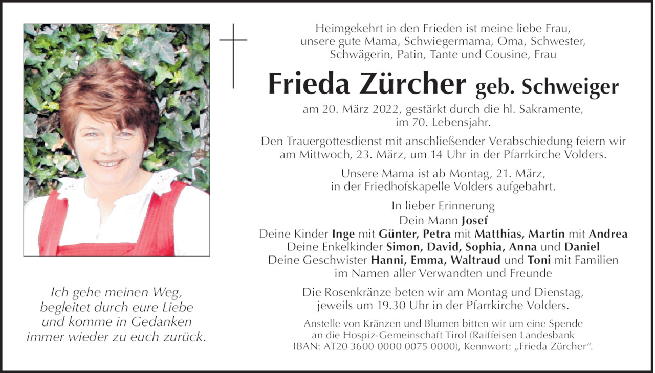 Frieda Zürcher Bild