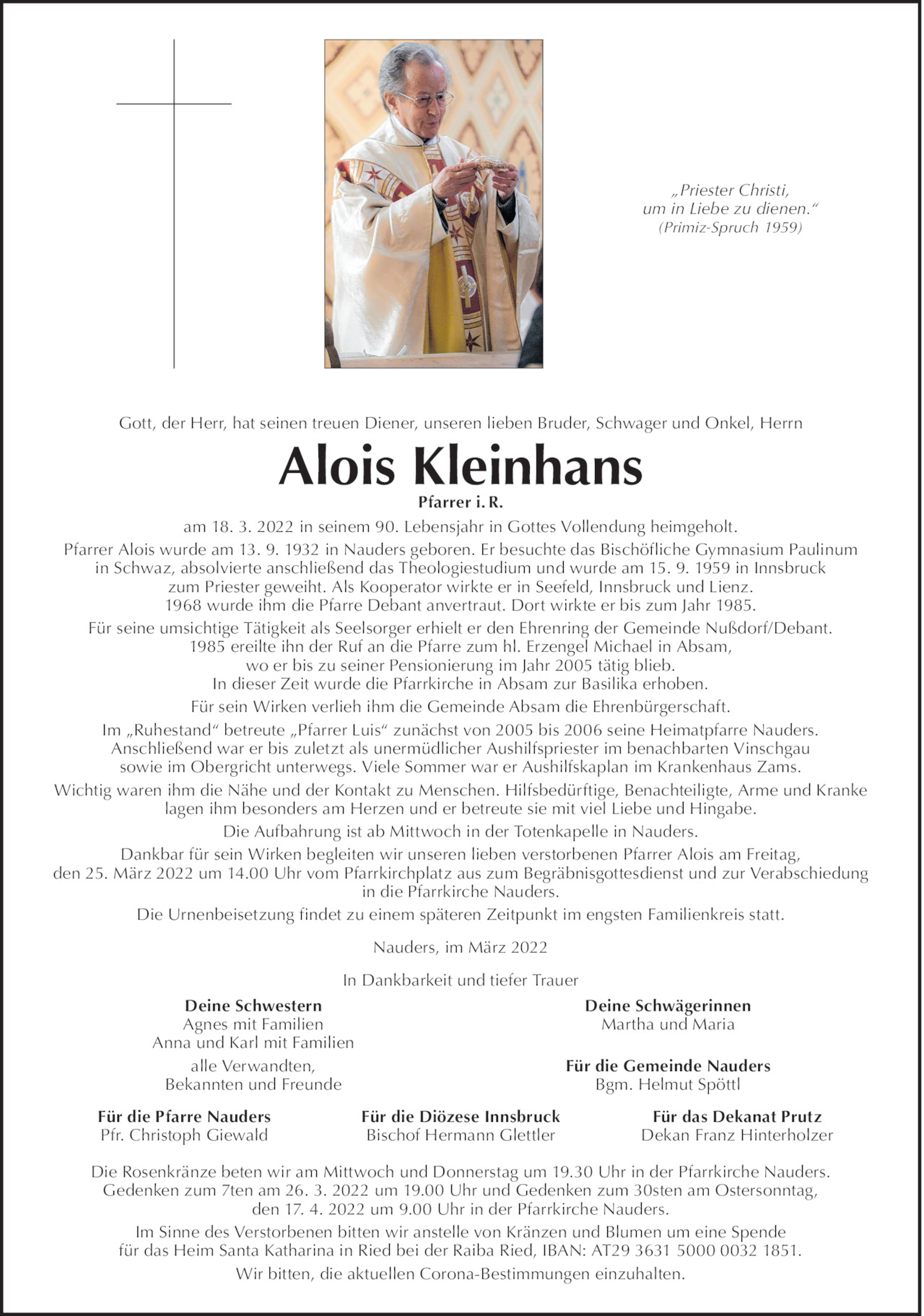 Alois Kleinhans Bild
