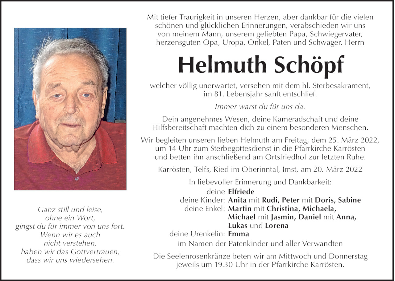 Helmuth Schöpf Bild