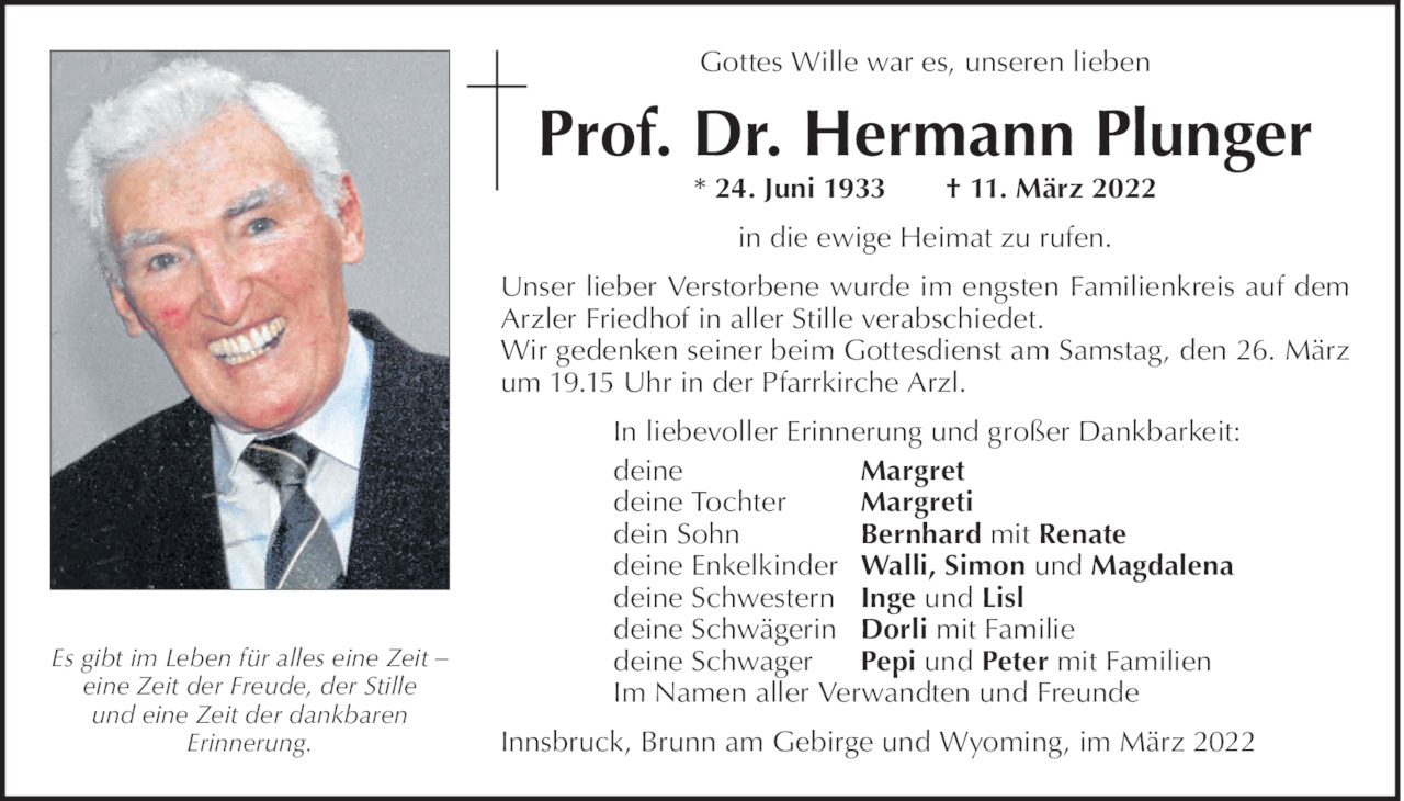 Hermann Plunger Bild