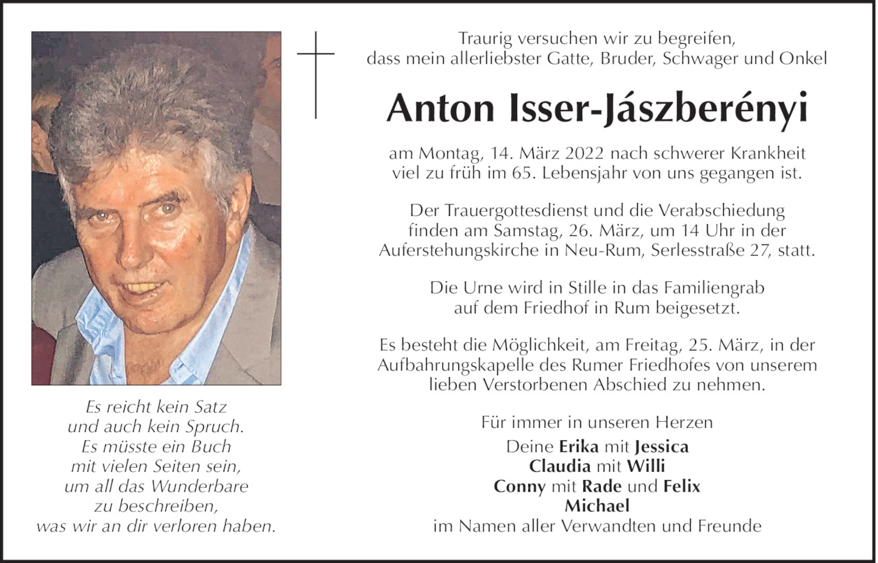Anton Isser-Jászberény Bild