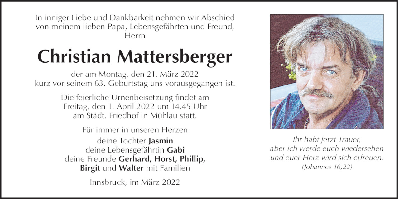 Christian Mattersberger Bild