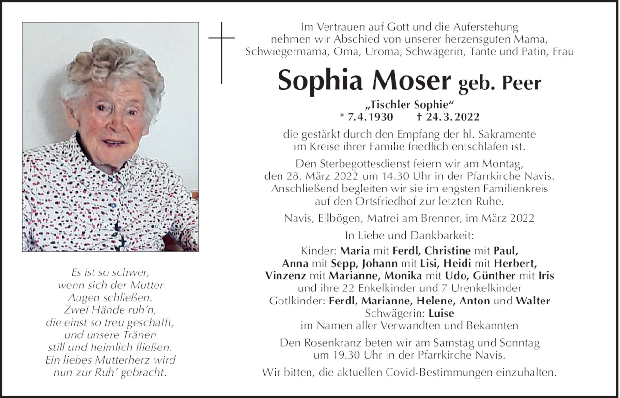 Sophia Moser Bild