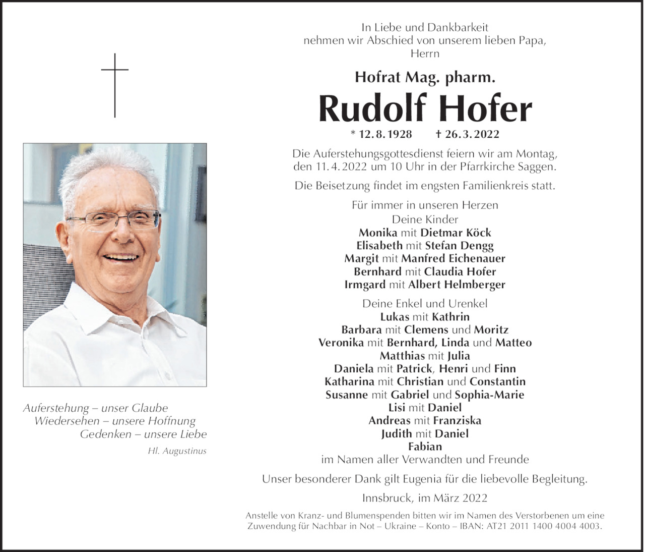 Rudolf Hofer Bild