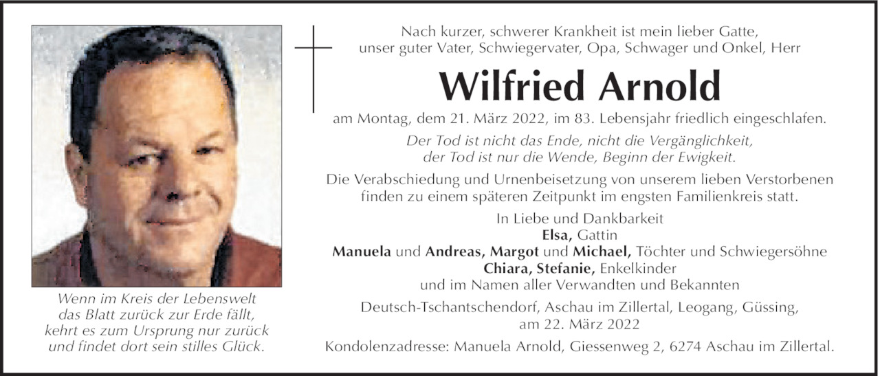 Wilfried Arnold Bild