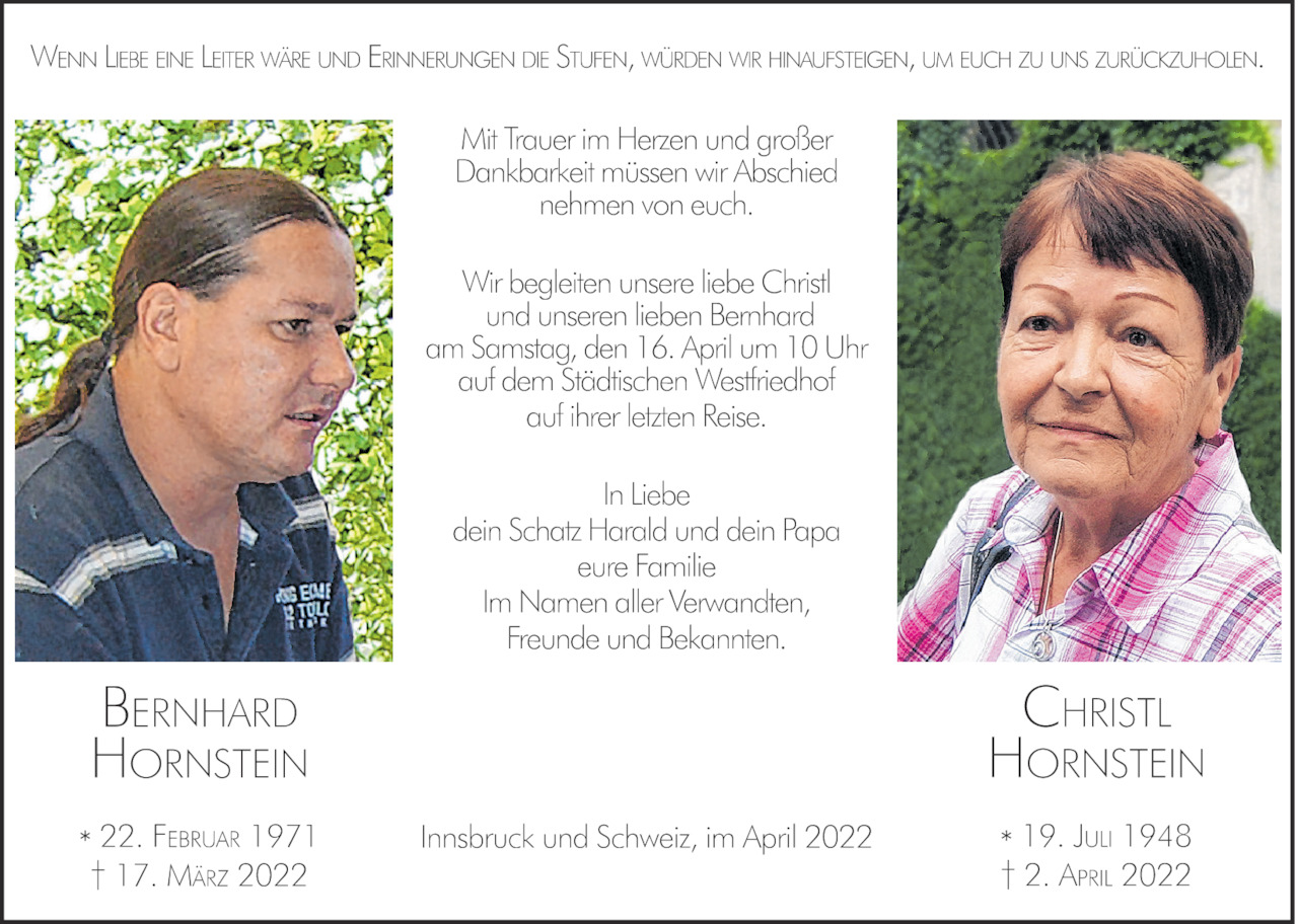 Bernhard und Christl Hornstein Bild