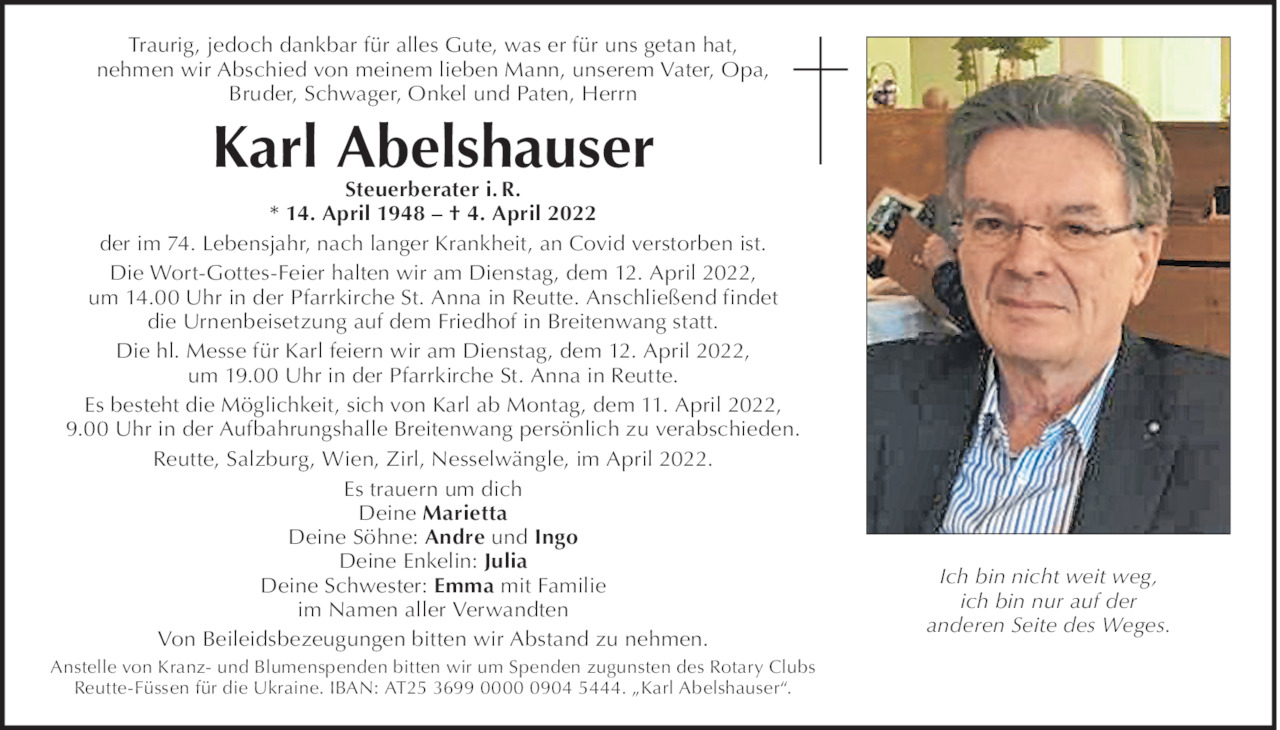 Karl Abelshauser Bild