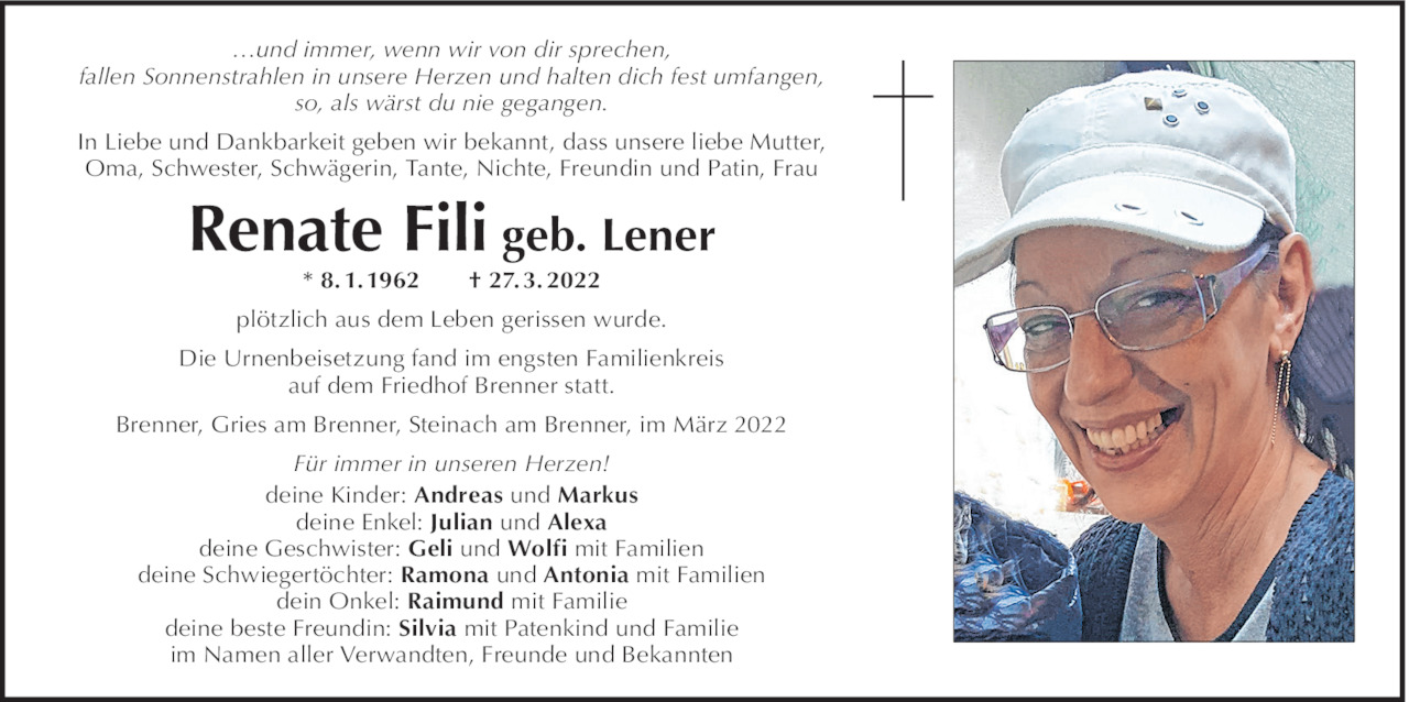 Renate Fili Bild