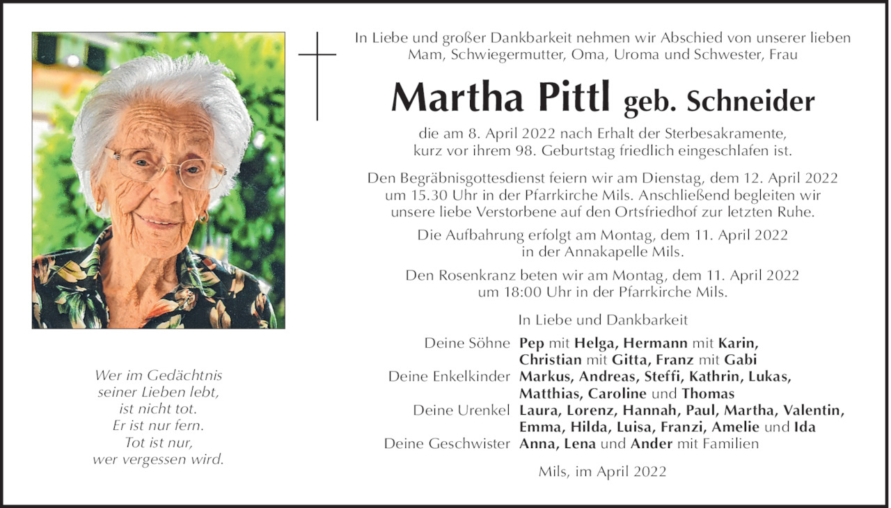 Martha Pittl Bild