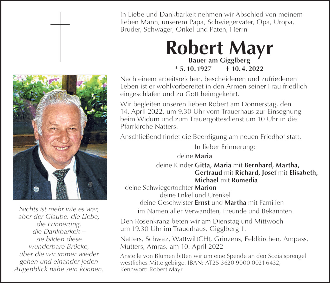 Robert Mayr Bild