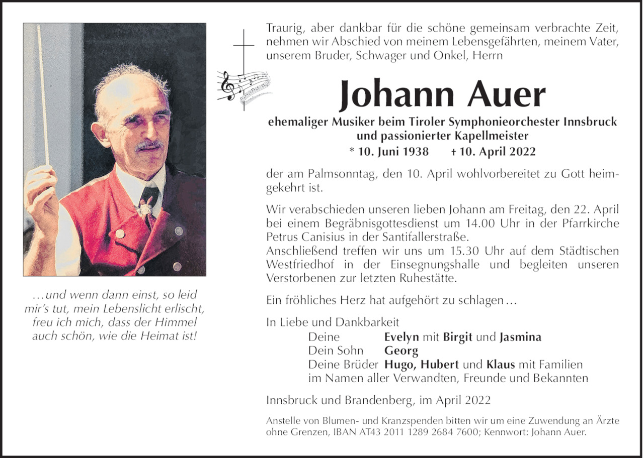 Johann Auer Bild