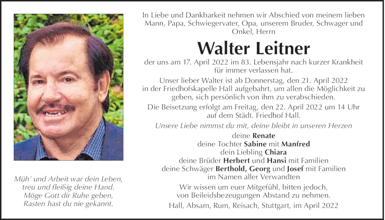 Walter Leitner Bild