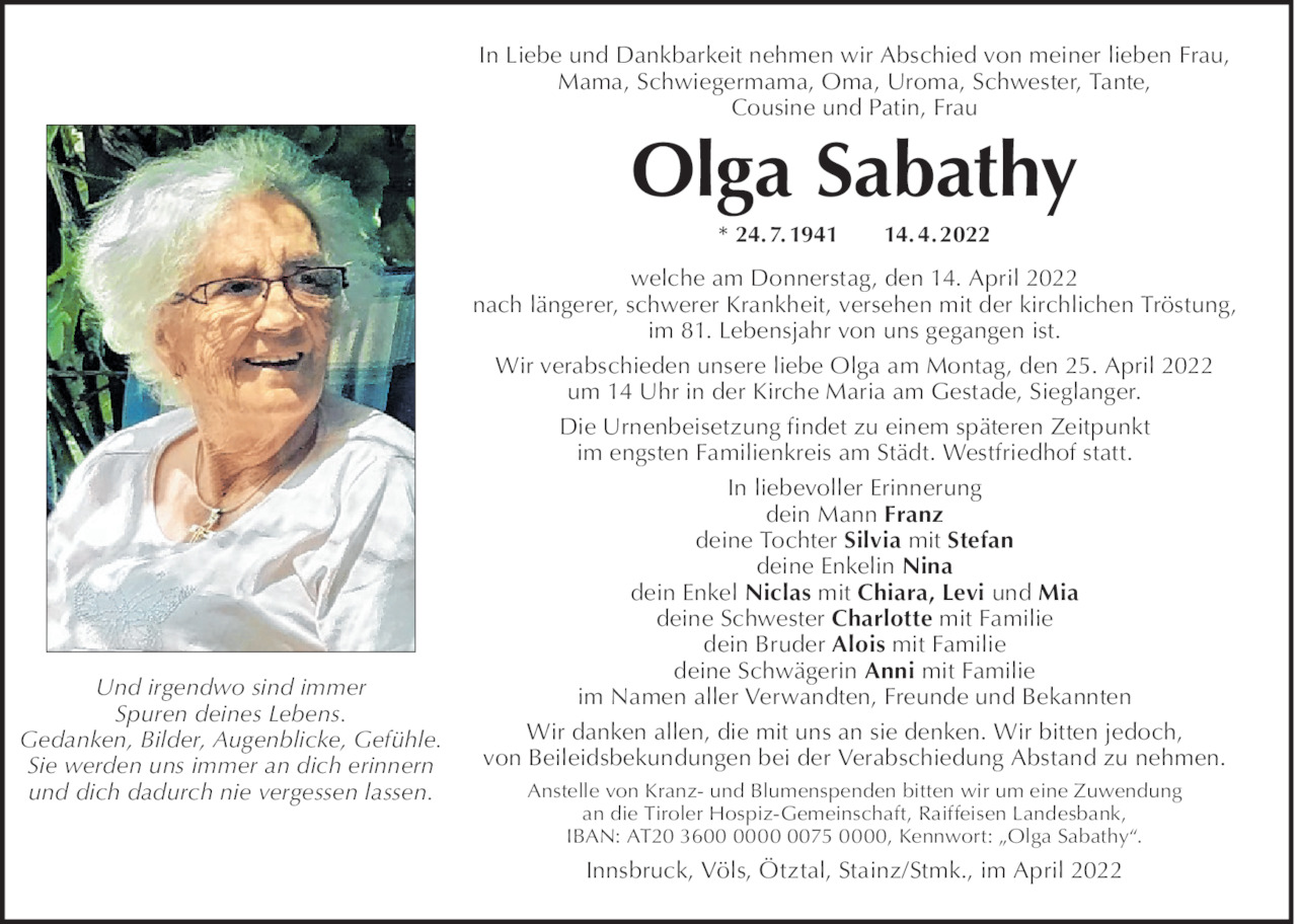 Olga Sabathy Bild