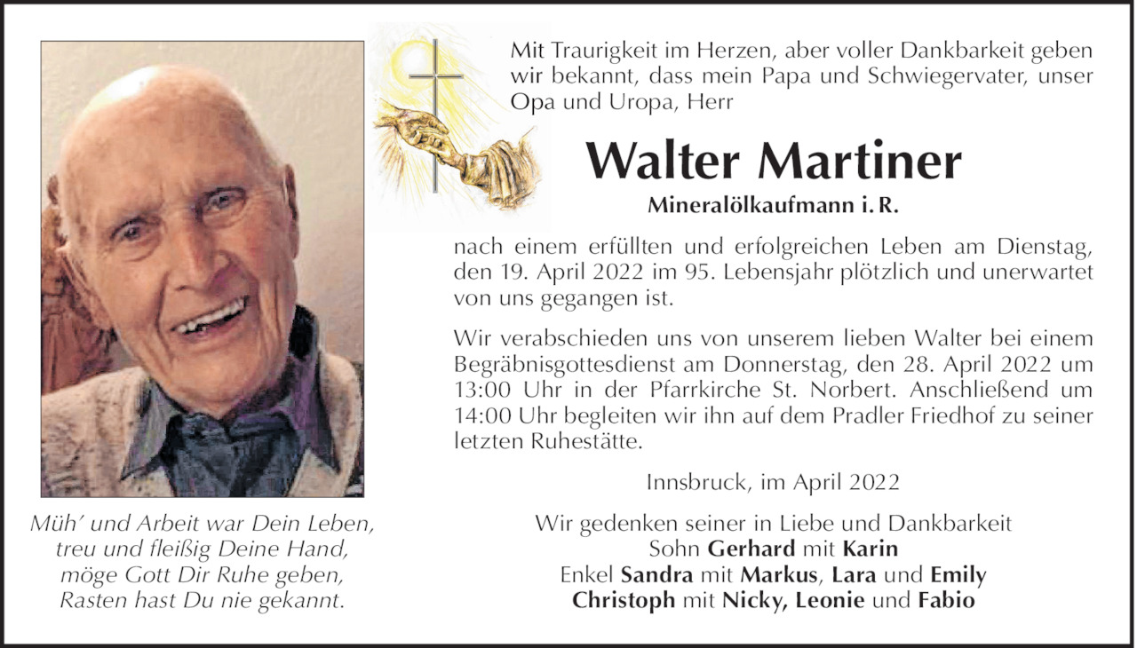 Walter Martiner Bild