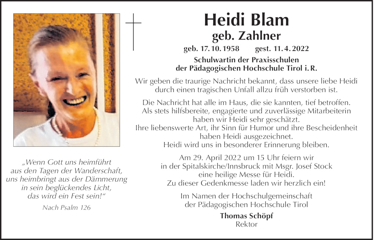 Heidi Blam  Bild