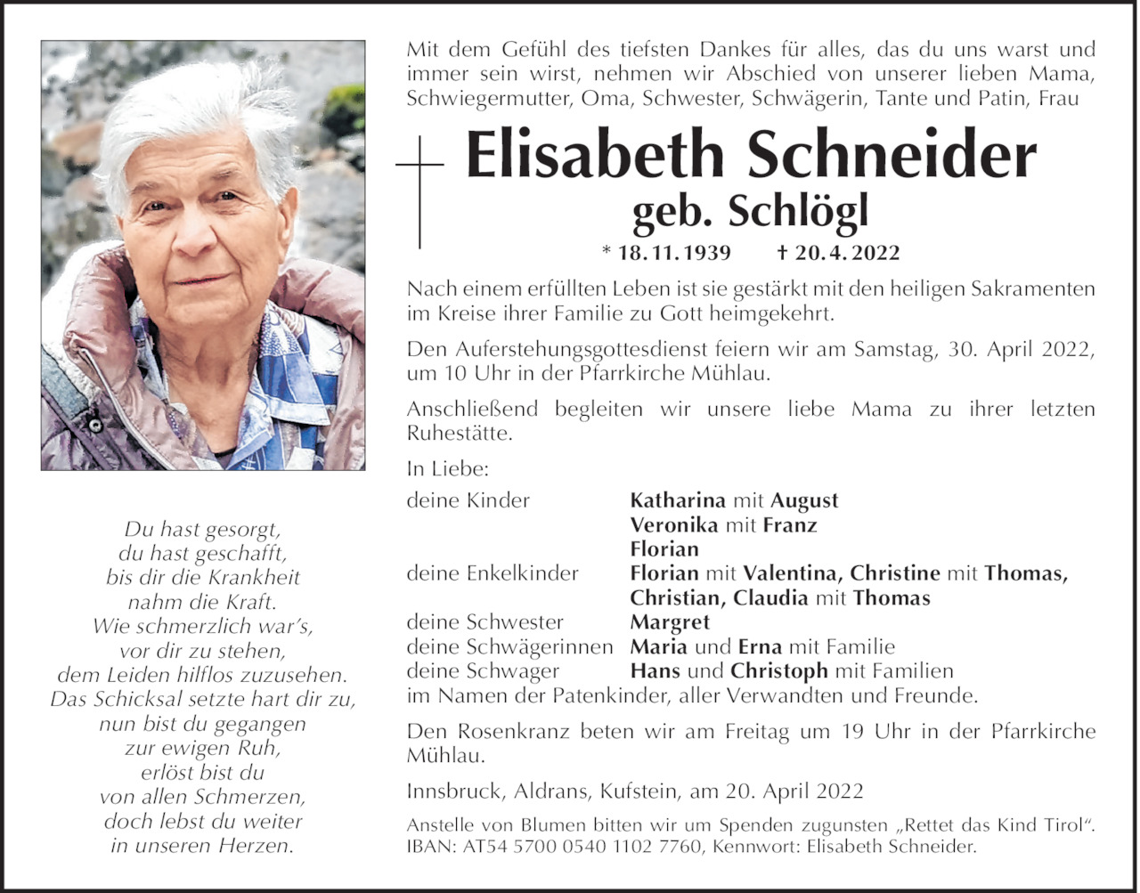 Elisabeth Schneider Bild