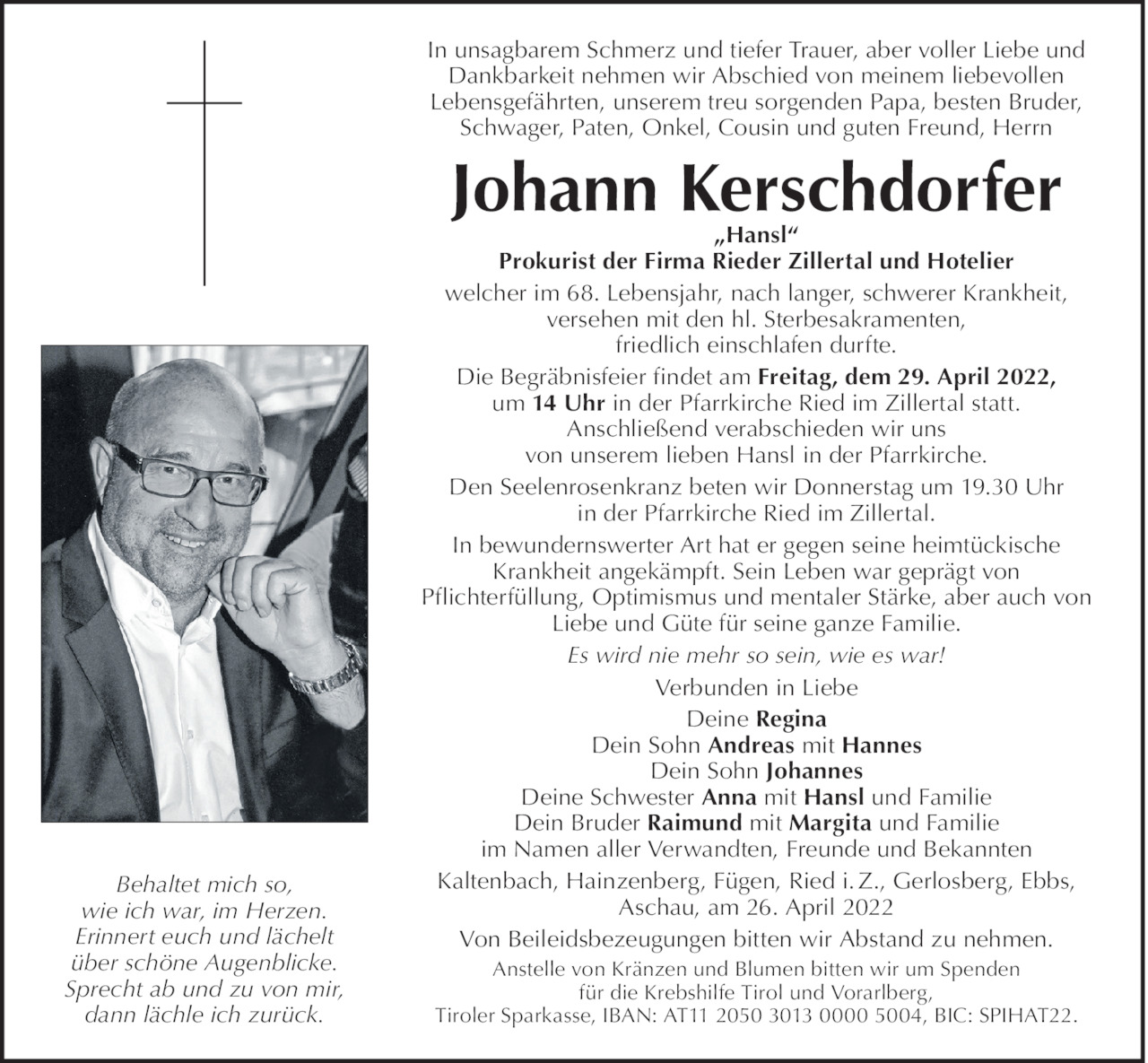Johann Kerschdorfer Bild
