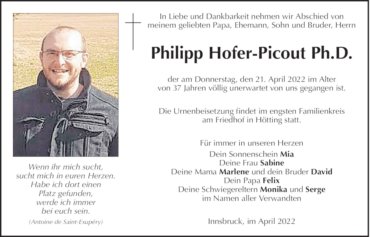 Philipp Hofer-Picout Bild