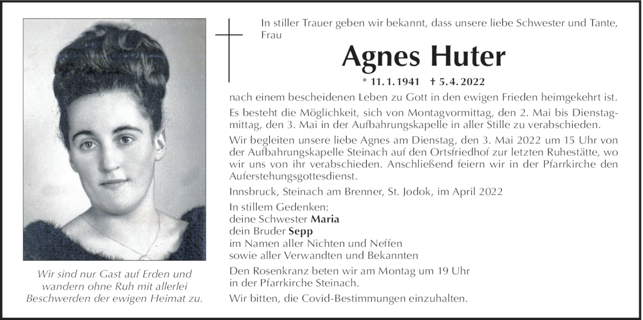 Agnes Huter Bild