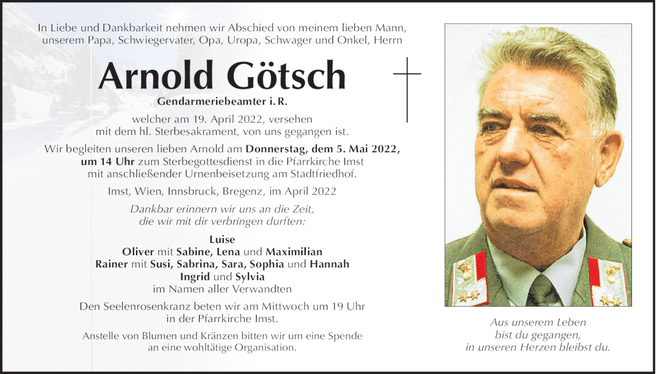 Arnold Götsch Bild
