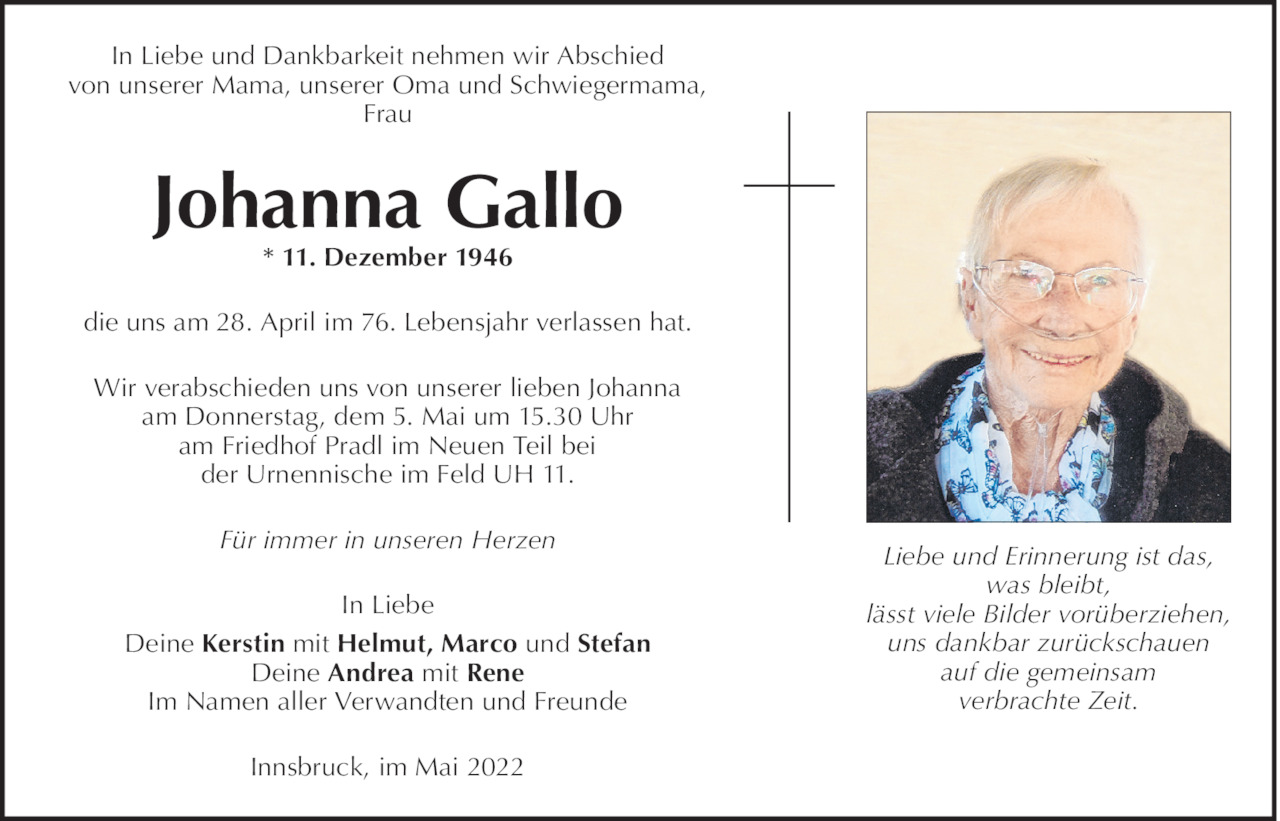 Johanna Gallo Bild