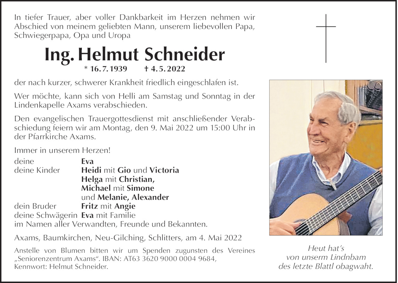 Helmut Schneider Bild
