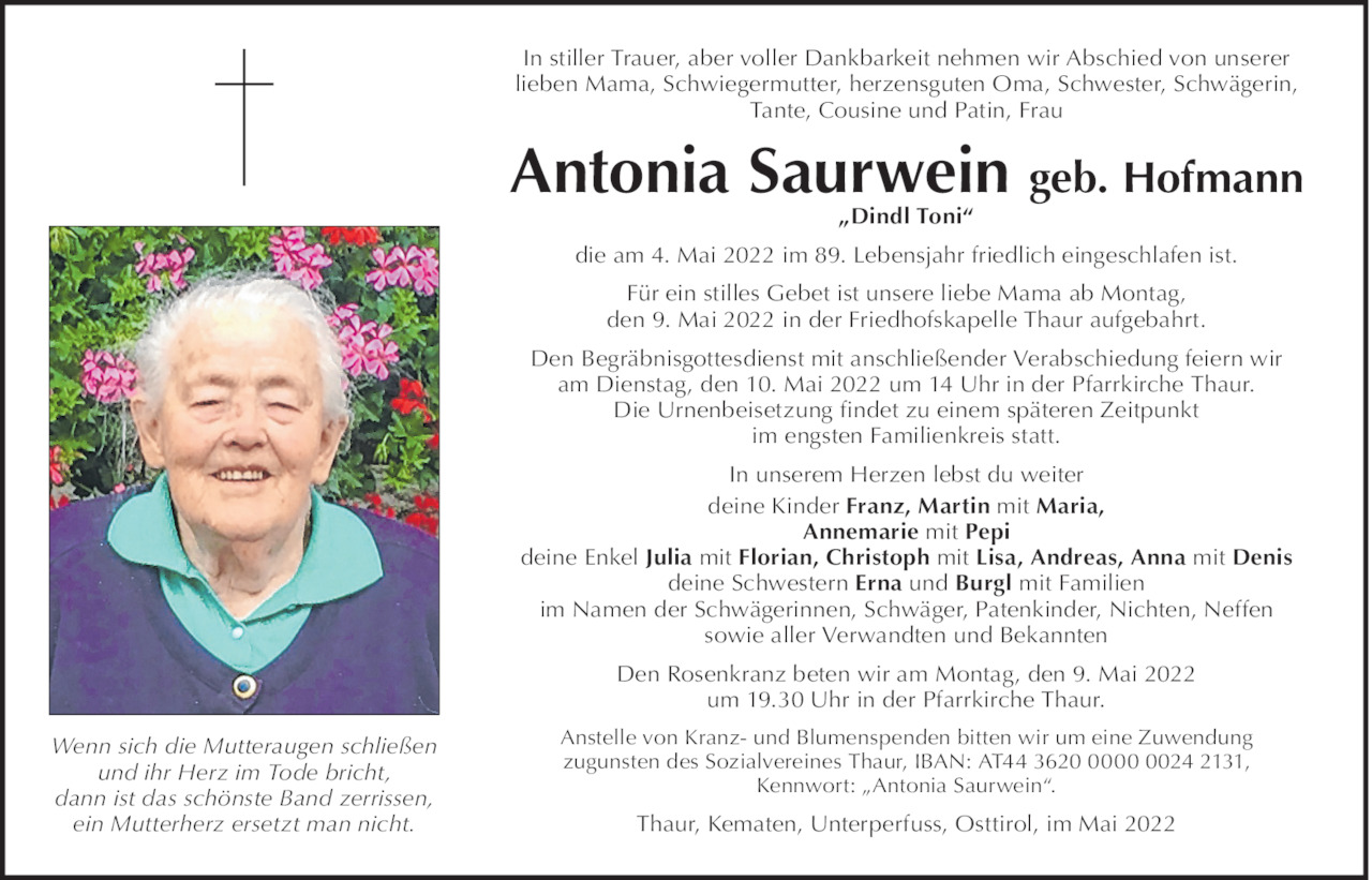 Antonia Saurwein Bild