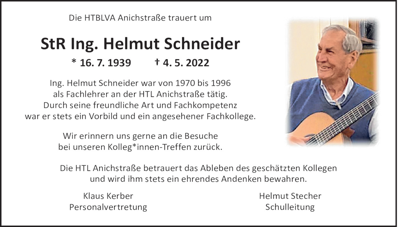 Helmut Schneider Bild