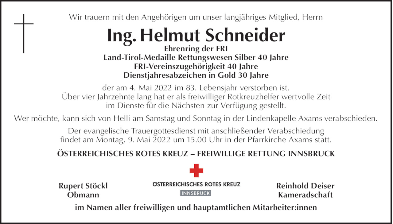 Helmut Schneider Bild