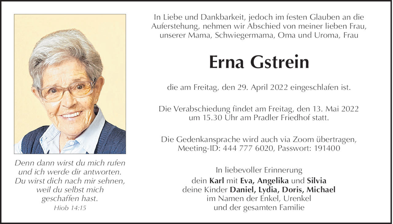 Erna Gstrein Bild