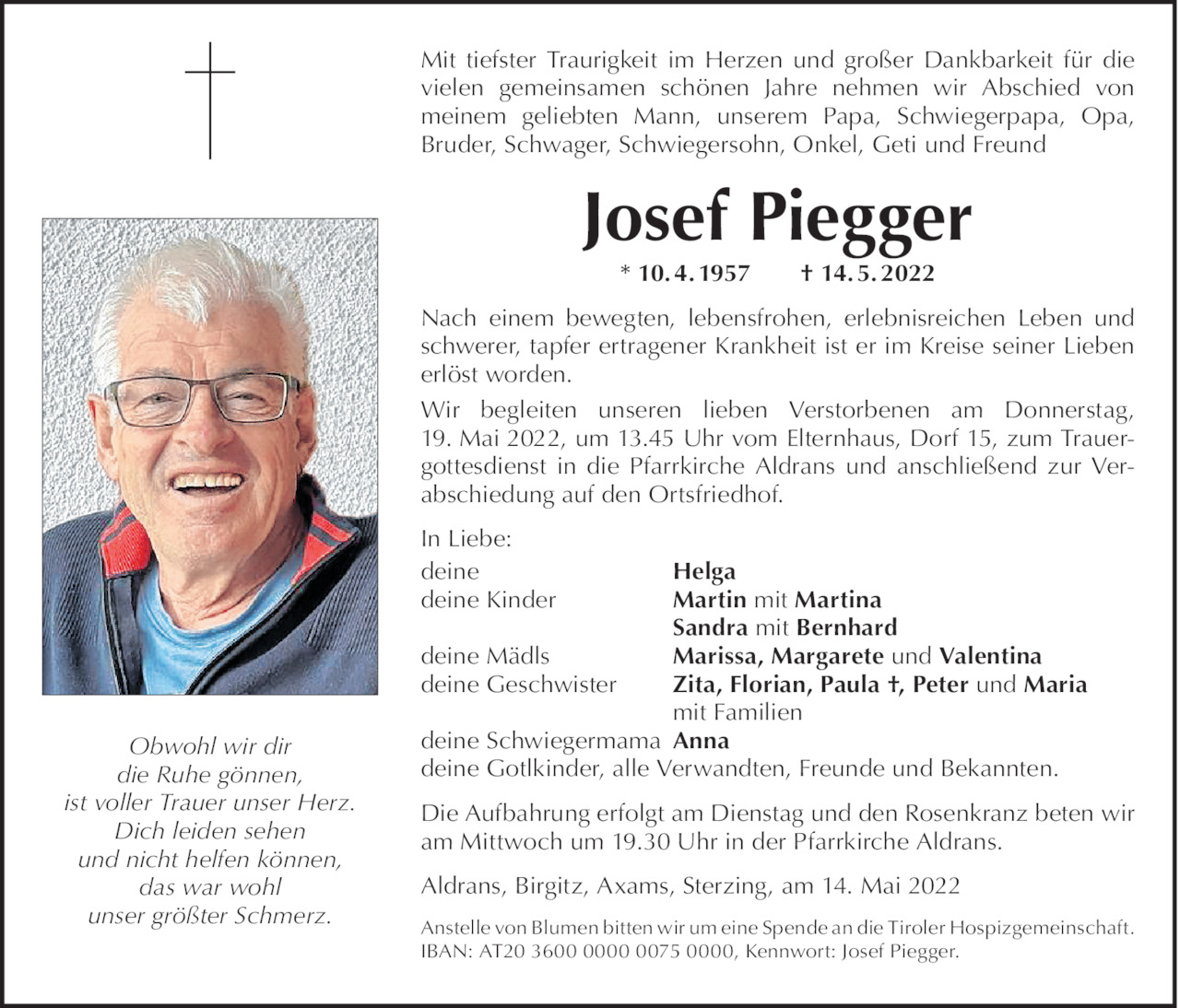 Josef Piegger Bild