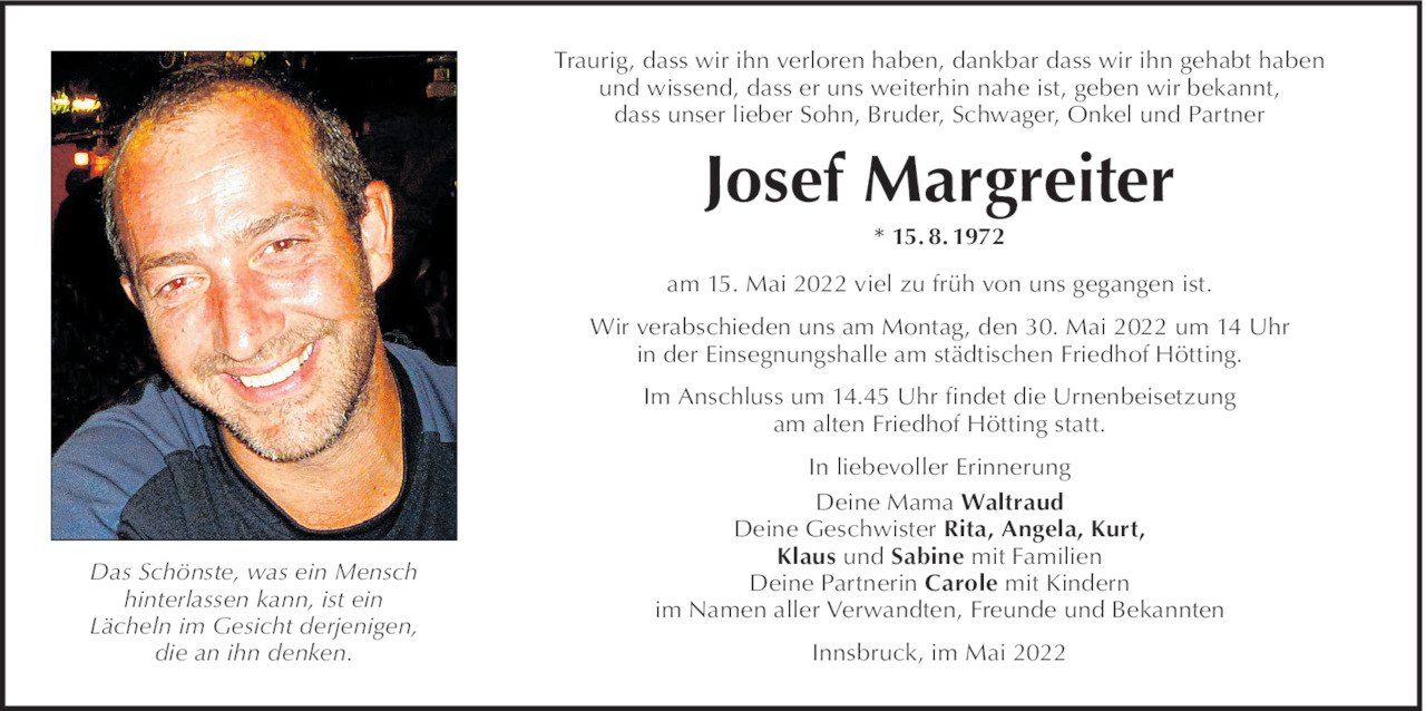Josef Margreiter Bild
