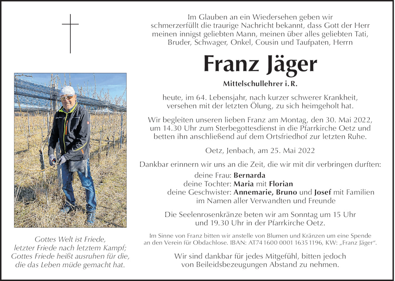 Franz Jäger Bild