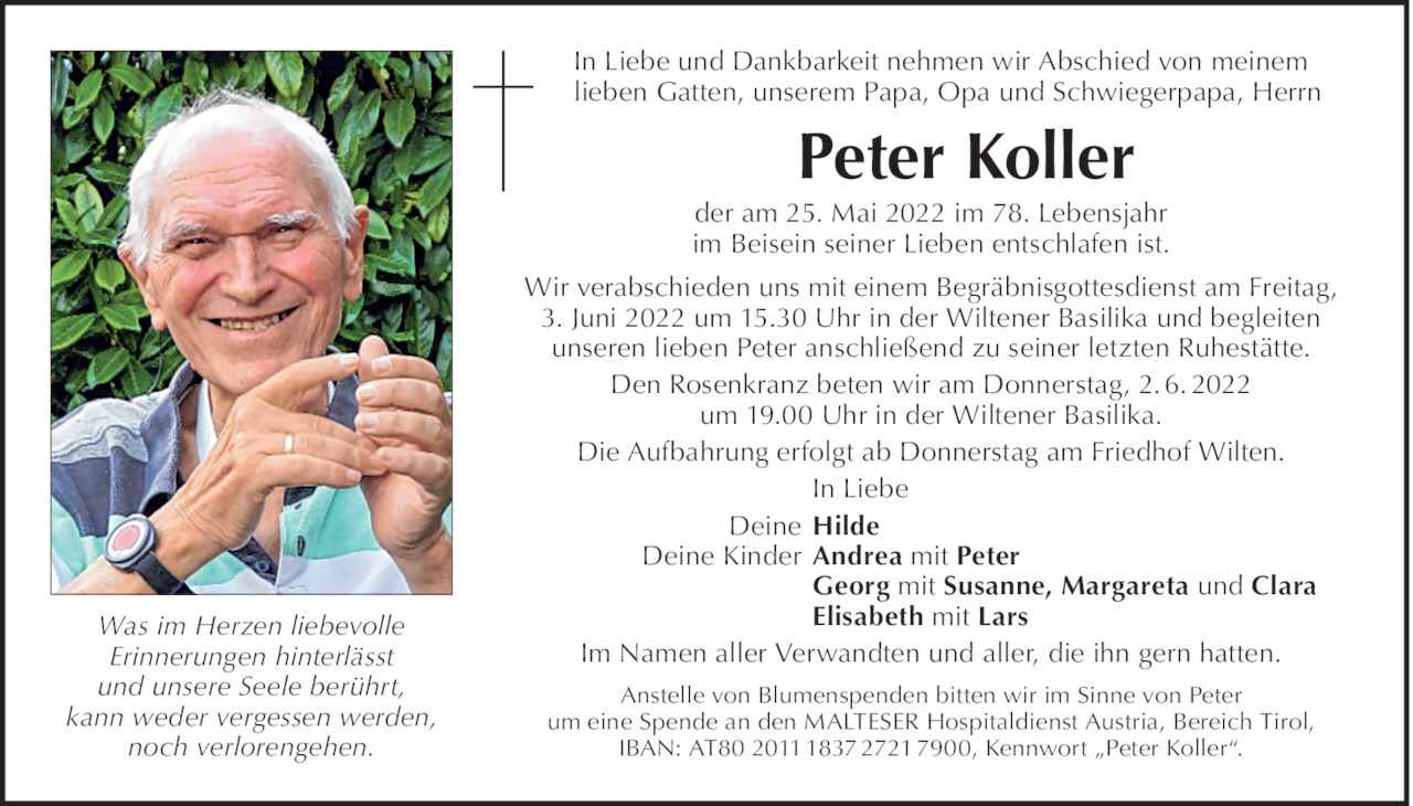 Peter Koller Bild
