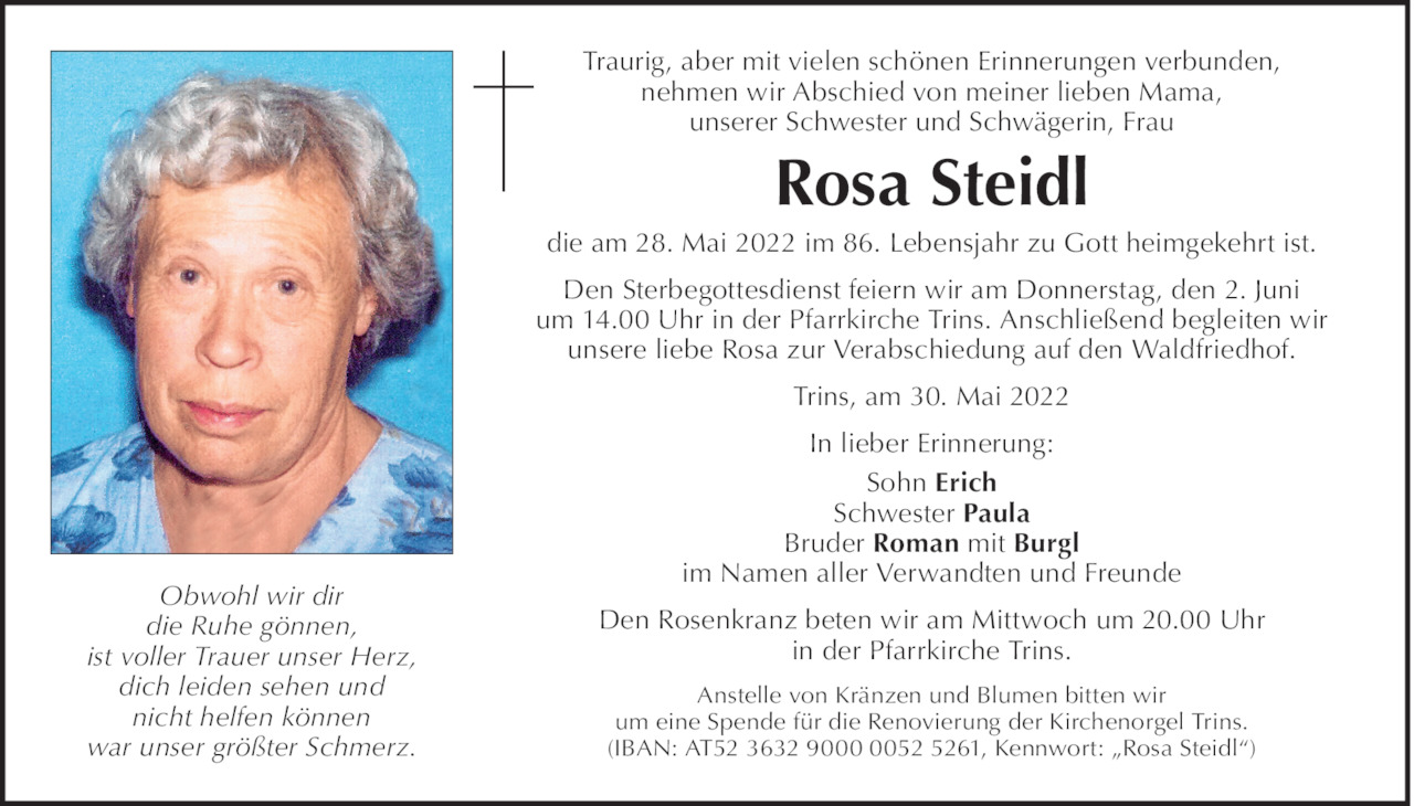 Rosa Steidl Bild