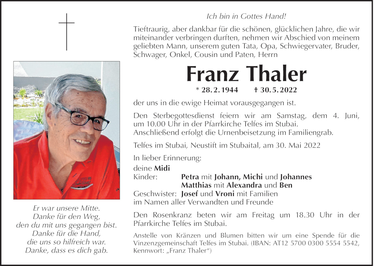 Franz Thaler Bild
