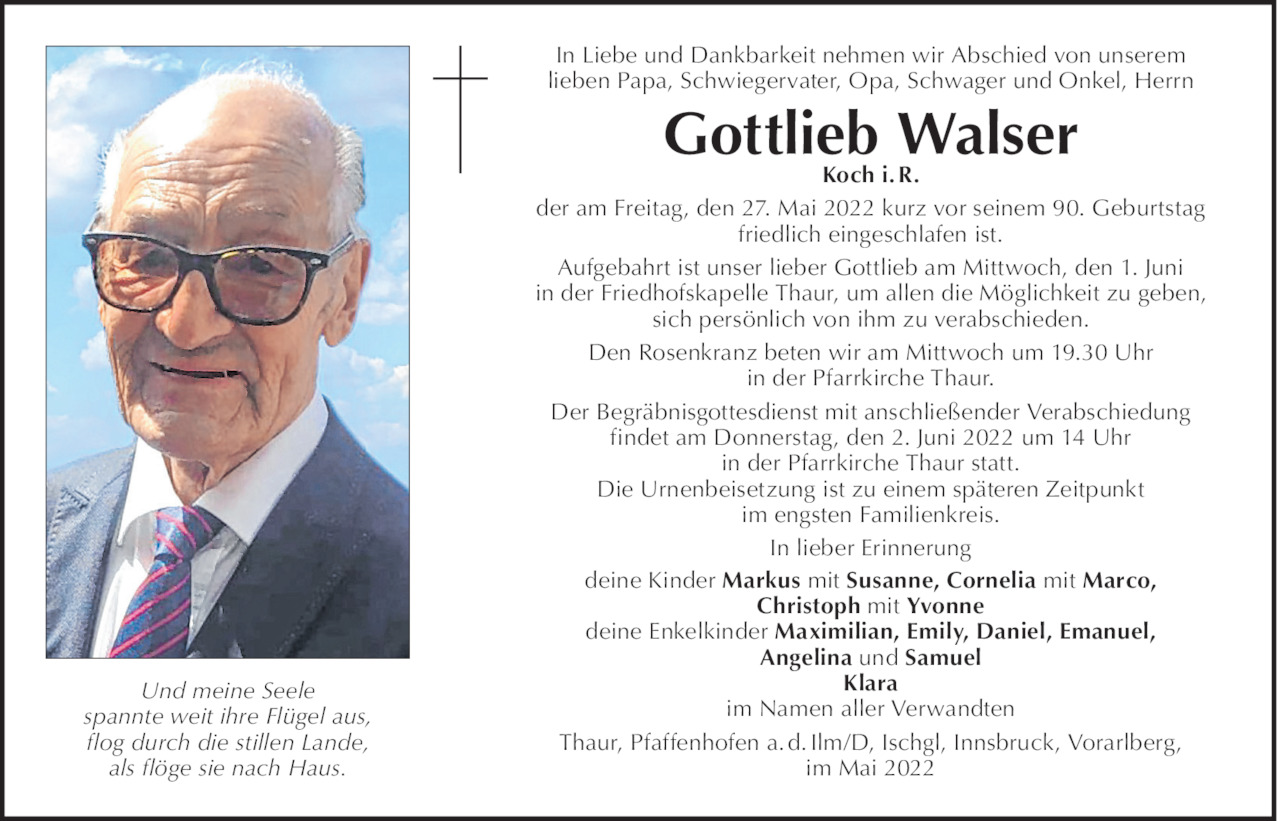 Gottlieb Walser Bild
