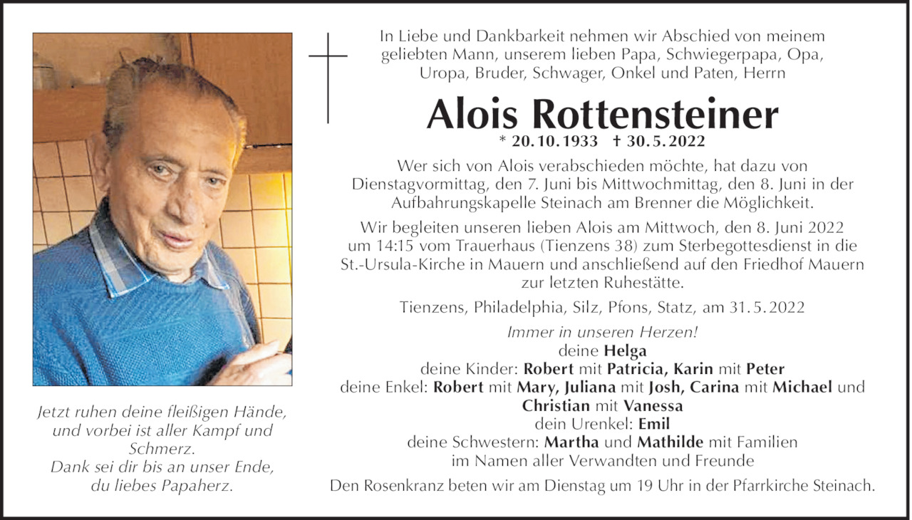 Alois Rottensteiner Bild
