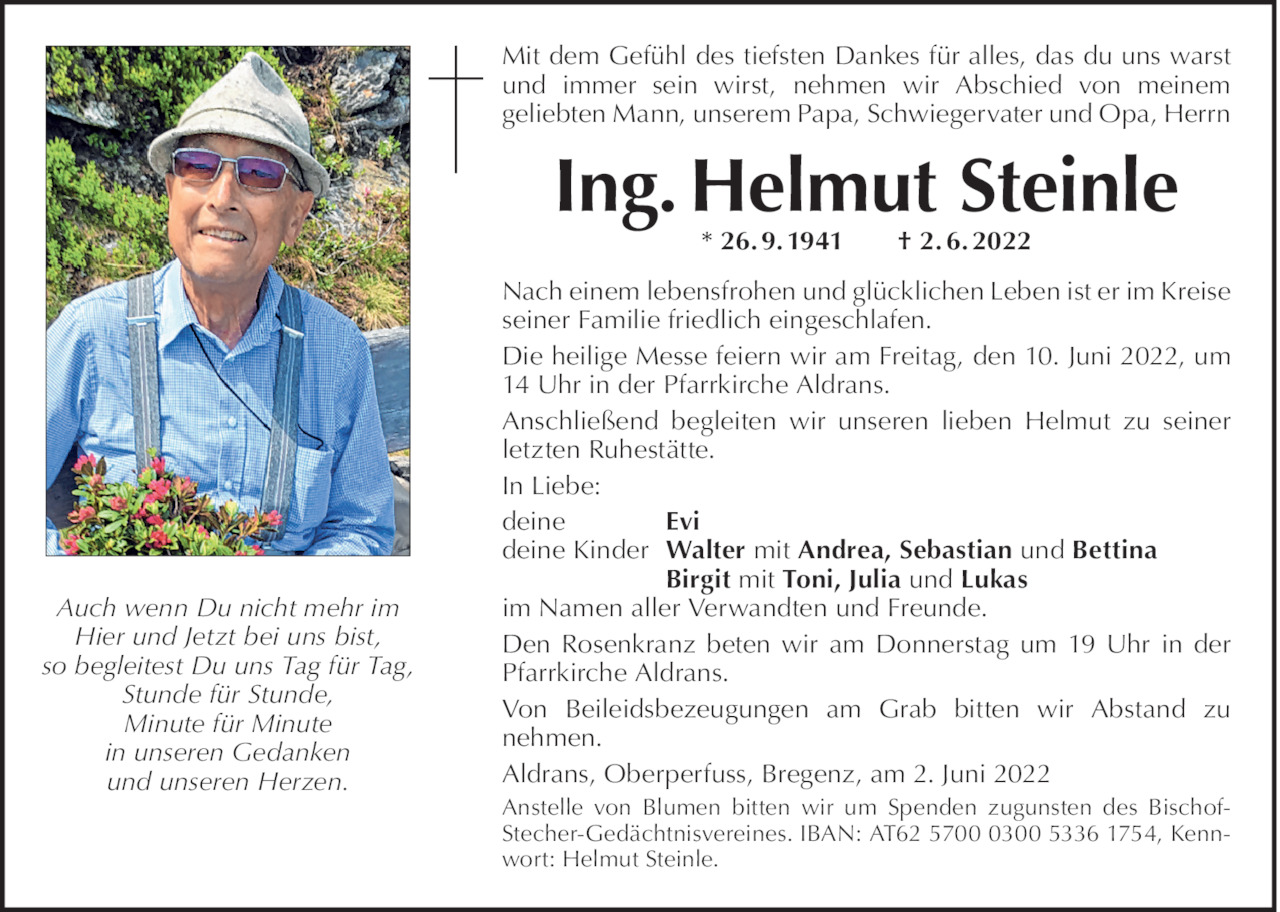 Helmut Steinle Bild