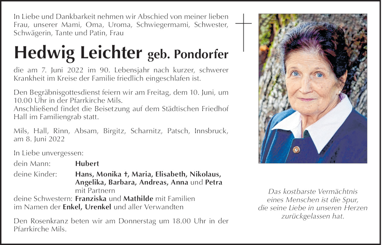 Hedwig Leichter Bild