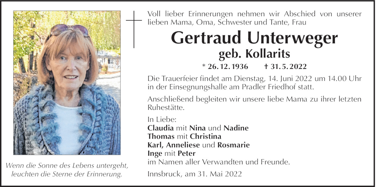 Gertraud Unterweger Bild