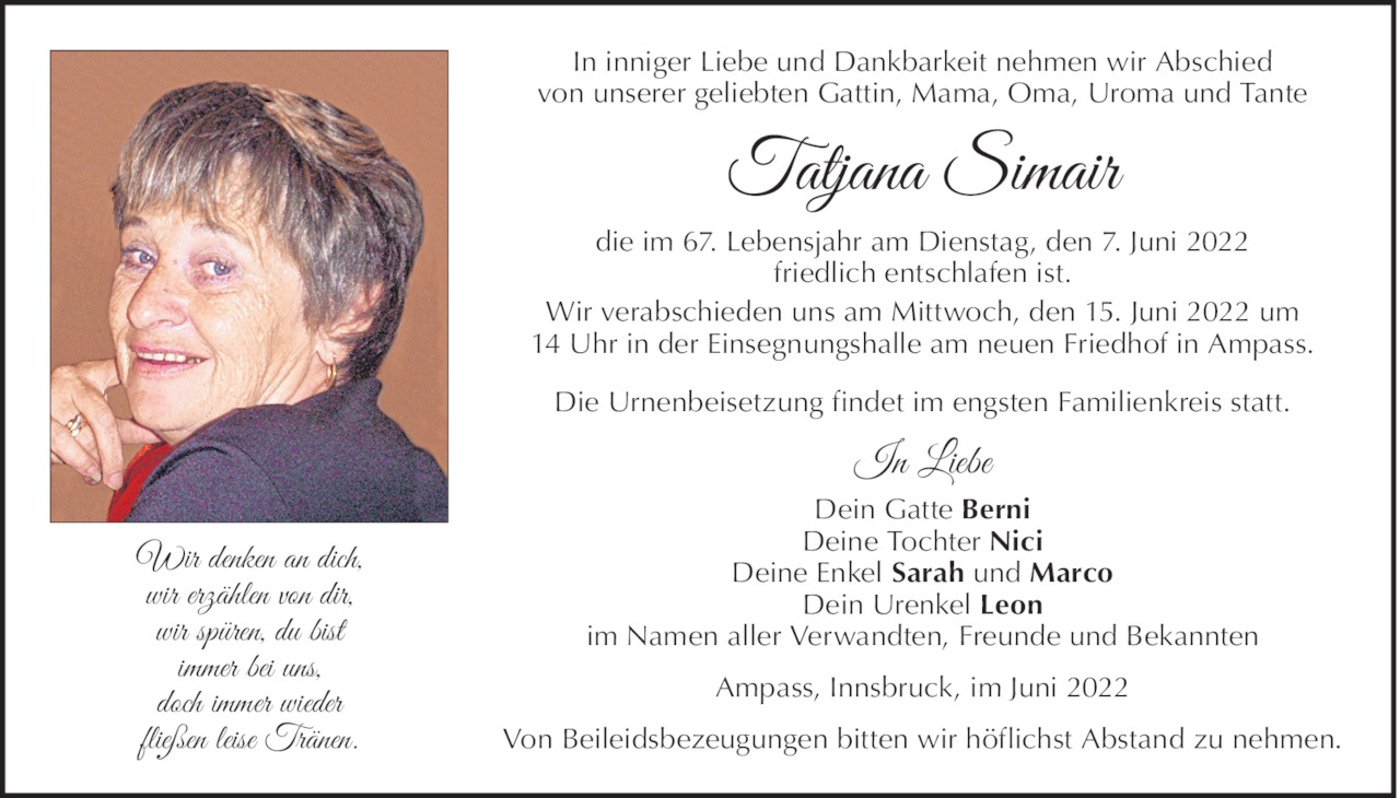 Tatjana Simair Bild