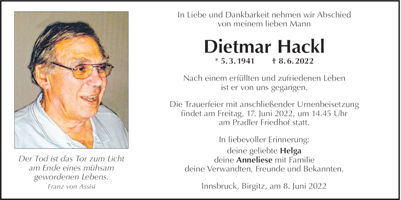 Dietmar Hackl Bild