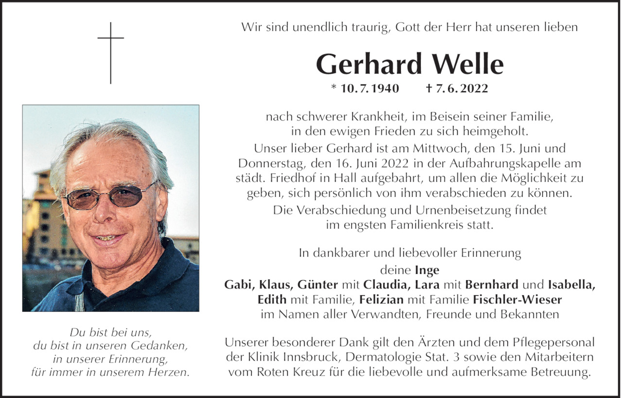 Gerhard Welle Bild