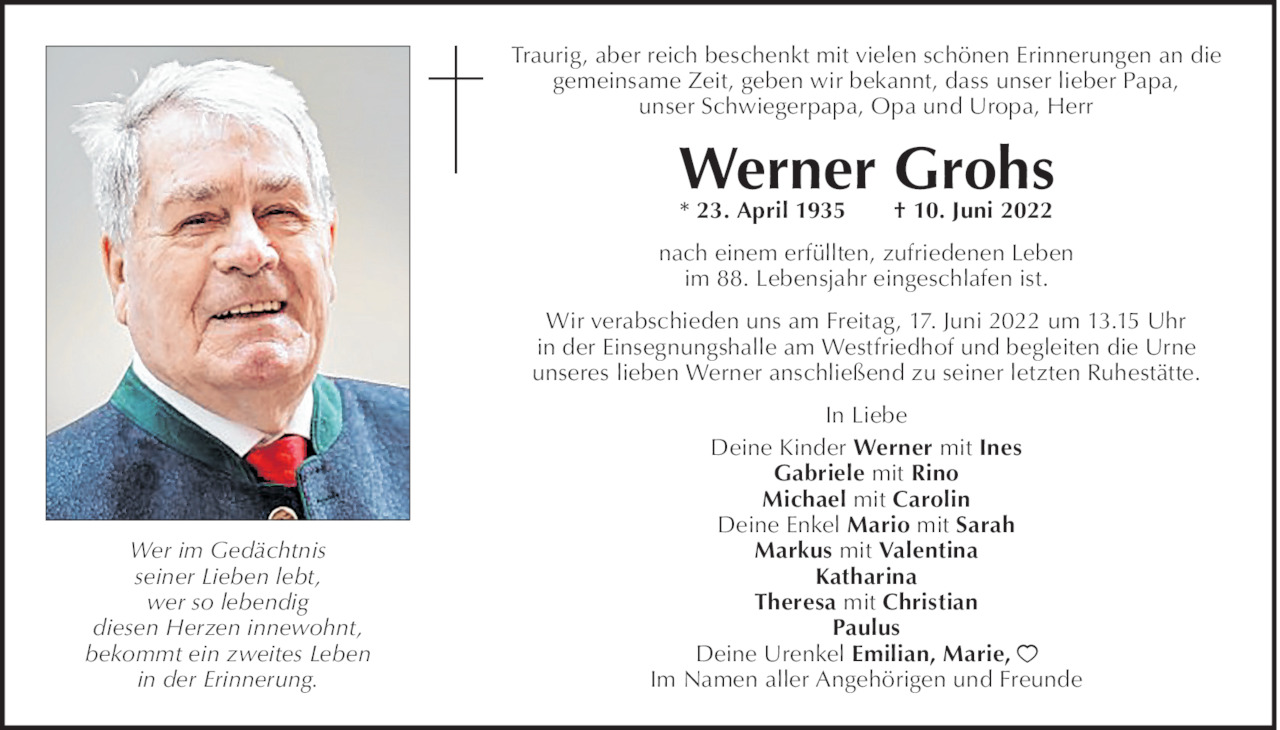 Werner Grohs Bild
