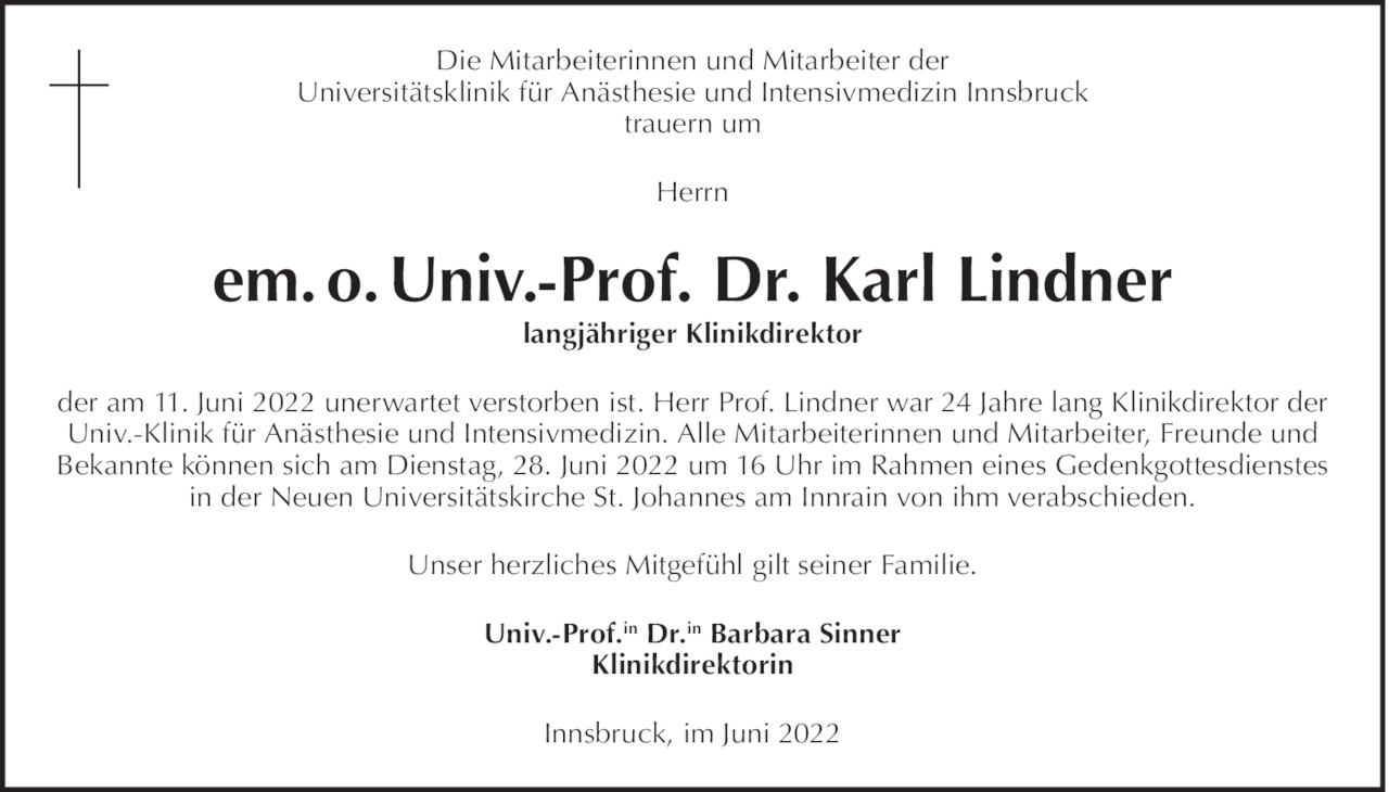 Karl Lindner Bild