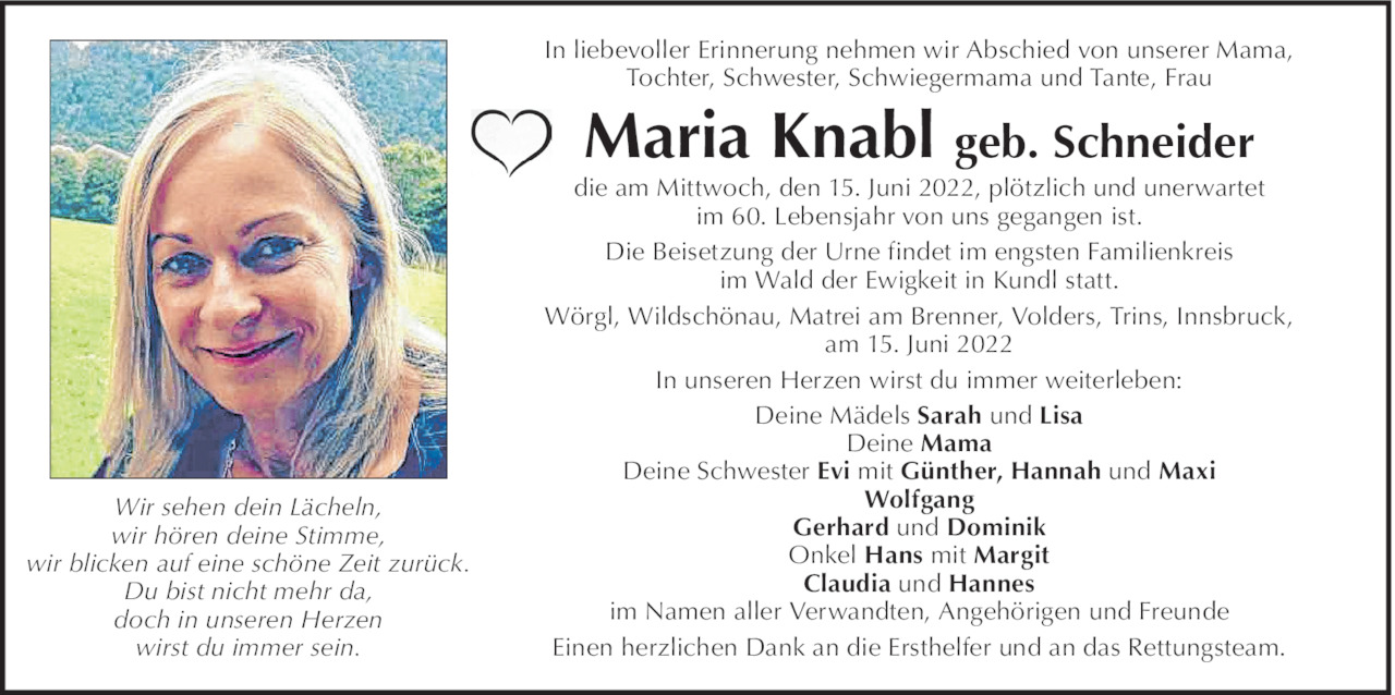 Maria Knabl Bild