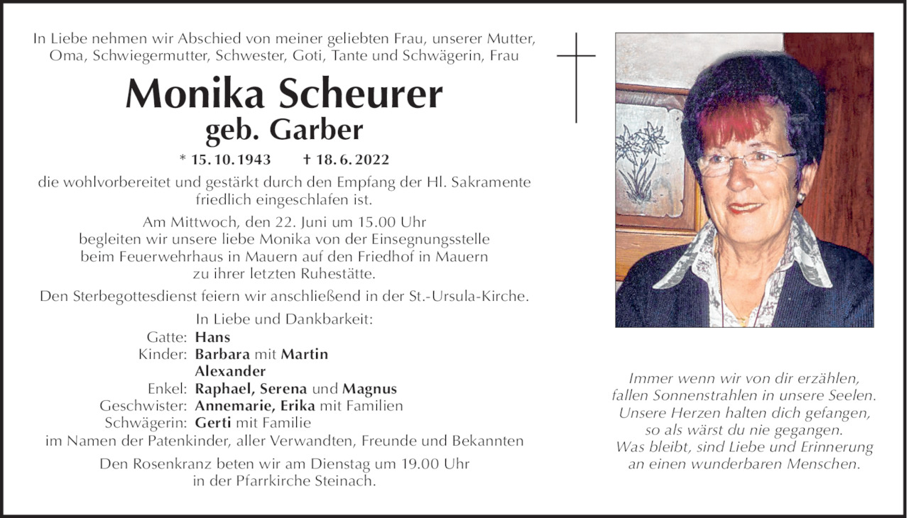 Monika Scheurer Bild