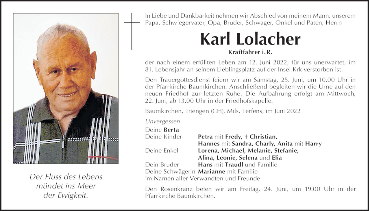 Karl Lolacher Bild